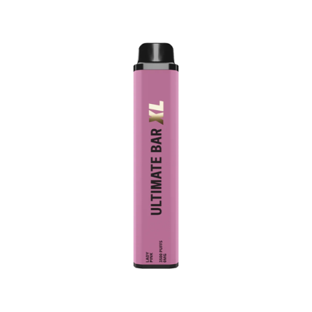 0mg Ultimate Bar XL Disposable Vape Device 3500 Puffs - Flavour: Lady Pink