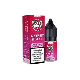 10MG Pukka Juice 10ML Flavoured Nic Salt (50VG/50PG) - Flavour: Cherry Blaze