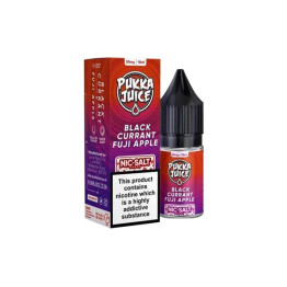 10MG Pukka Juice 10ML Flavoured Nic Salt (50VG/50PG) - Flavour: Blackcurrant Fuji Apple