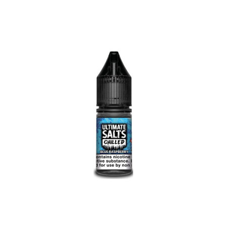 10MG Ultimate Puff Salts Chilled 10ML Flavoured Nic Salts (50VG/50PG) - Flavour: Blue Raspberry