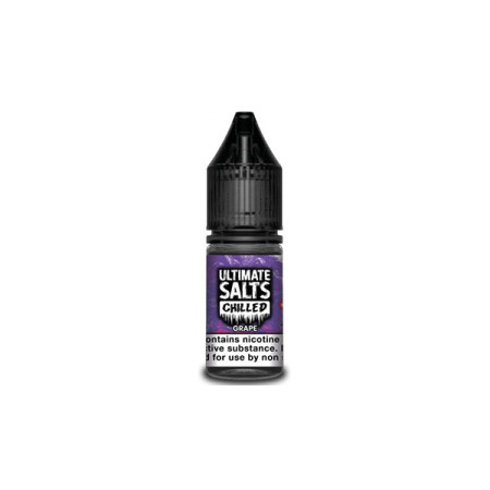 10MG Ultimate Puff Salts Chilled 10ML Flavoured Nic Salts (50VG/50PG) - Flavour: Grape