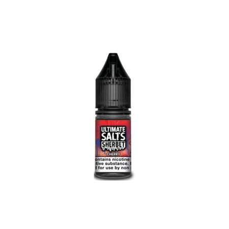 10MG Ultimate Puff Salts Sherbet 10ML Flavoured Nic Salts (50VG/50PG) - Flavour: Cherry