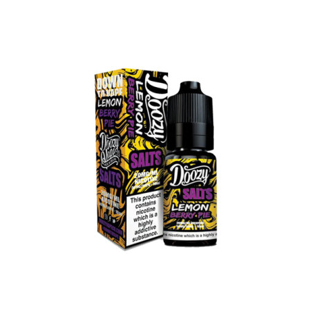 10mg Doozy Vape Co Nic Salt 10ml (50VG/50PG) - Flavour: Lemon Berry Pie