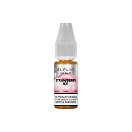 10mg ELFLIQ By Elf Bar 10ml Nic Salt (50VG/50PG) - Flavour: Strawberry Ice