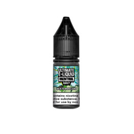 10mg Ultimate E-liquid Menthol Nic Salts 10ml (50VG/50PG) - Flavour: Watermelon