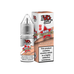 10mg I VG Bar Favourites 10ml Nic Salts (50VG/50PG) - Flavour: White Peach Raspberry