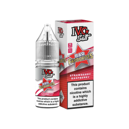 10mg I VG Bar Favourites 10ml Nic Salts (50VG/50PG) - Flavour: Strawberry Raspberry