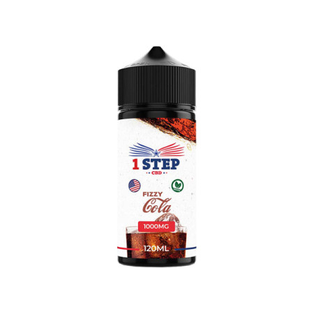 1 Step CBD 1000mg CBD E-liquid 120ml (BUY 1 GET 1 FREE) - Flavour: Fizzy Cola