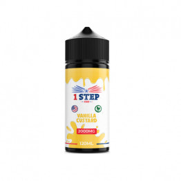 1 Step CBD 2000mg CBD E-liquid 120ml (BUY 1 GET 1 FREE) - Flavour: Vanilla Custard