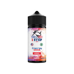 1 Step CBD 500mg CBD E-liquid 120ml (BUY 1 GET 1 FREE) - Flavour: Energy Drink