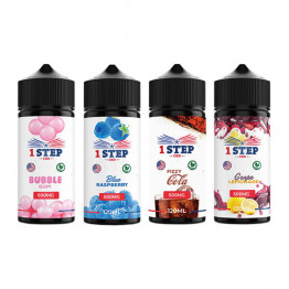 1 Step CBD 500mg CBD E-liquid 120ml (BUY 1 GET 1 FREE) - Flavour: Strawberry Watermelon