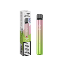 20mg ELF Bar 600 V2 Disposable Vaping Device 600 Puffs - Flavour: Strawberry Kiwi