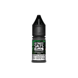 20MG Ultimate Puff Salts Soda 10ML Flavoured Nic Salts (50VG/50PG) - Flavour: Lemon & Lime Cola