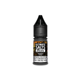 20MG Ultimate Puff Salts Soda 10ML Flavoured Nic Salts (50VG/50PG) - Flavour: Mango Cola