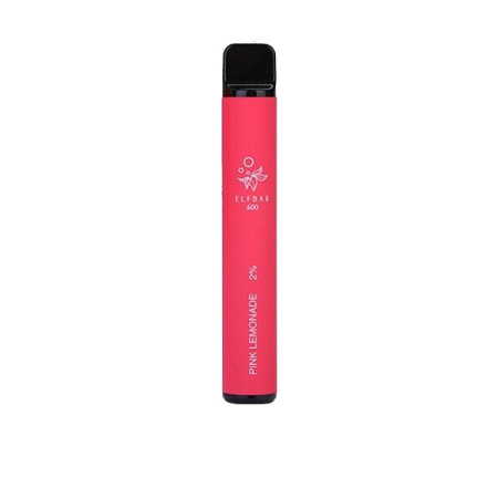 20mg ELF Bar Disposable Vape Pod 600 Puffs - Flavour: Pink Lemonade