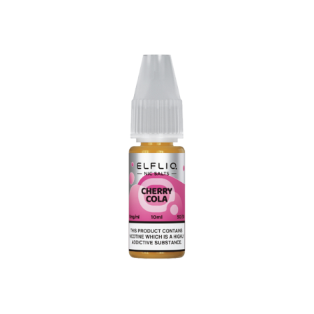 20mg ELFLIQ By Elf Bar 10ml Nic Salt (50VG/50PG) - Flavour: Cherry Cola