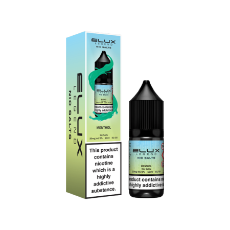 20mg Elux Legend 10ml Nic Salts (50VG/50PG) - Flavour: Menthol