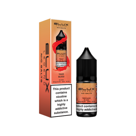 20mg Elux Legend 10ml Nic Salts (50VG/50PG) - Flavour: Apple Peach