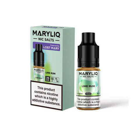 20mg MARYLIQ Nic Salt By Lost Mary 10ml (50VG/50PG) - Flavour: Lime Rum