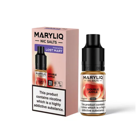 20mg MARYLIQ Nic Salt By Lost Mary 10ml (50VG/50PG) - Flavour: Double Apple