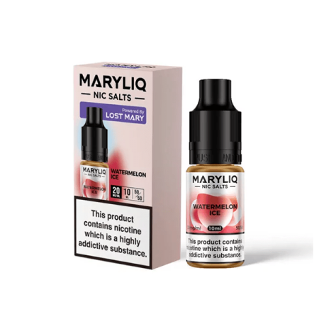 20mg MARYLIQ Nic Salt By Lost Mary 10ml (50VG/50PG) - Flavour: Watermelon Ice