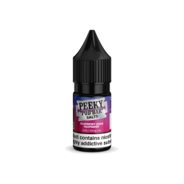 20mg Peeky Blenders Pod Bar 10ml Nic Salts (50VG/50PG) - Flavour: Blueberry Sour Raspberry