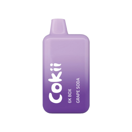 0mg COKII BAR 6K BOX Disposable Vape Device 6000 Puffs - Flavour: Grape Soda