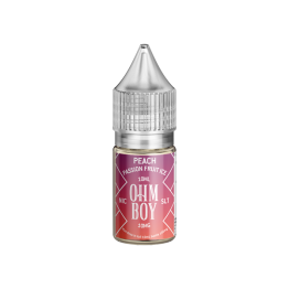 10mg Ohm Boy SLT 10ml Nic Salt (50VG/50PG - Flavour: Peach Passion Fruit Ice