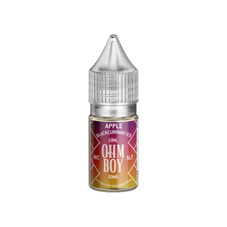 20mg Ohm Boy SLT 10ml Nic Salt (50VG/50PG) - Flavour: Apple Blackcurrant Ice