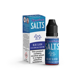 20mg Signature Salts By Signature Vapours 10ml Nic Salt (50VG/50PG) (BUY 1 GET 1 FREE) - Flavour: Blue Slush