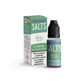 20mg Signature Salts By Signature Vapours 10ml Nic Salt (50VG/50PG) (BUY 1 GET 1 FREE) - Flavour: Ice Menthol