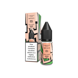 20mg Nerd Liq Bar Salts 10ml Nic Salts (50VG/50PG) - Flavour: Apple Peach