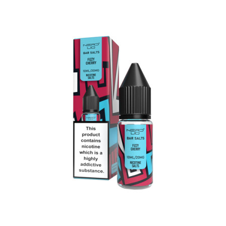 20mg Nerd Liq Bar Salts 10ml Nic Salts (50VG/50PG) - Flavour: Fizzy Cherry