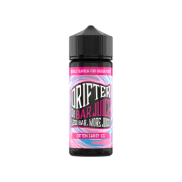 Drifter Bar Juice 100ml Shortfill 0mg (50VG/50PG) - Flavour: Cotton Candy Ice