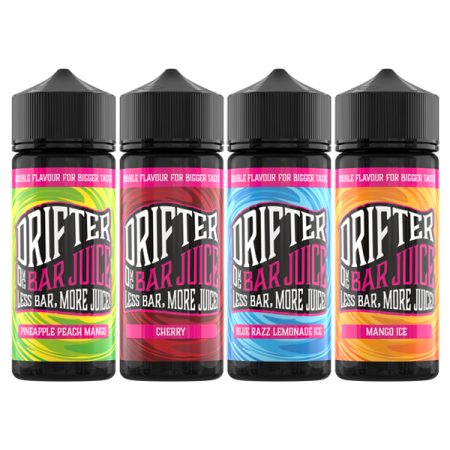 Drifter Bar Juice 100ml Shortfill 0mg (50VG/50PG) - Flavour: Cream Tobacco