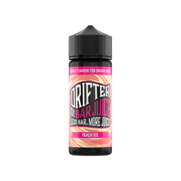 Drifter Bar Juice 100ml Shortfill 0mg (50VG/50PG) - Flavour: Peach Ice