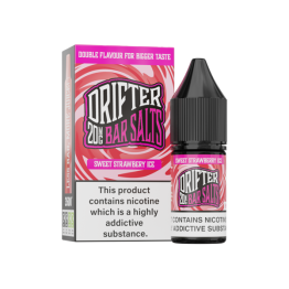 20mg Drifter Bar Salts 10ml Nic Salts (50VG/50PG) - Flavour: Sweet Strawberry Ice