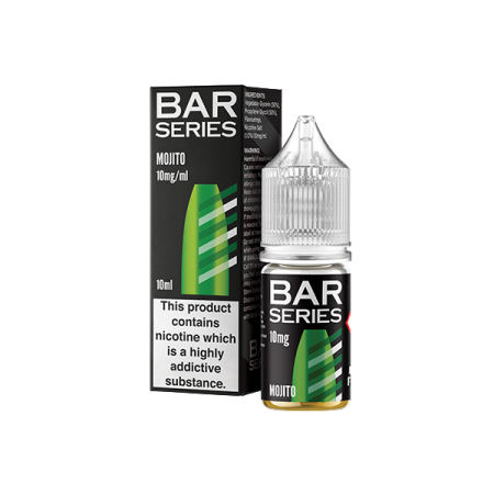 10mg Bar Series 10ml Nic Salts (50VG/50PG) - Flavour: Mojito