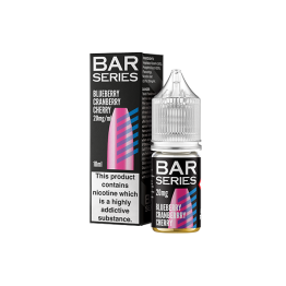 20mg Bar Series 10ml Nic Salts (50VG/50PG) - Flavour: Blueberry Cranberry Cherry