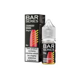 20mg Bar Series 10ml Nic Salts (50VG/50PG) - Flavour: Strawberry Banana