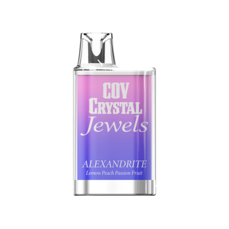 20mg Chief Of Vapes Crystal Jewels Disposable Vape Device 600 Puffs - Flavour: Lemon Peach Passion Fruit