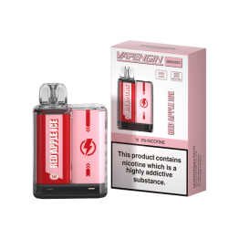 20mg Vapengin Mercury Disposable Vape Device 600 Puffs - Flavour: Red Apple Ice