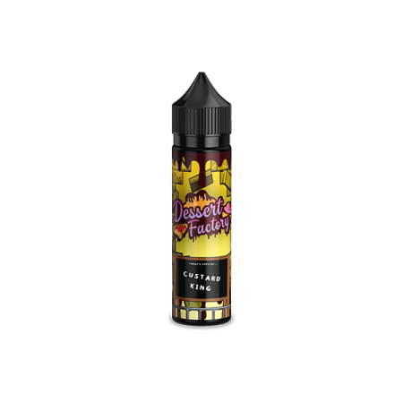 Dessert Factory 0mg Shortfill E-Liquid 50ml - Flavour: Custard King