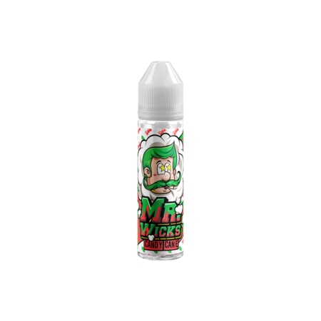 Mr Wicks 50ml Shortfill 0mg (70VG/30PG) - Flavour: Candy Cane