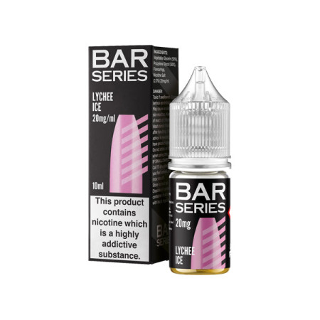 20mg Bar Series 10ml Nic Salts (50VG/50PG) - Flavour: Lychee Ice