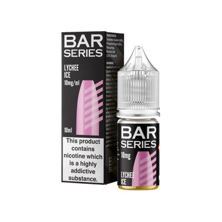 10mg Bar Series 10ml Nic Salts (50VG/50PG) - Flavour: Lychee Ice