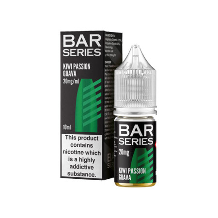 20mg Bar Series 10ml Nic Salts (50VG/50PG) - Flavour: Kiwi Passion Guava