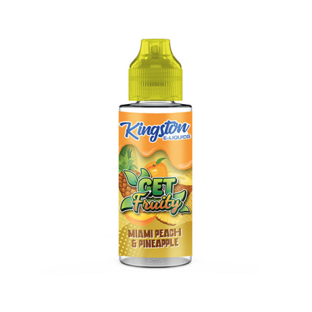 Kingston Get Fruity 100ml Shortfill 0mg (70VG/30PG) - Flavour: Miami Peach & Pineapple