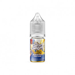 10mg The Custard Company Flavoured Nic Salt 10ml (50VG/50PG) - Flavour: Blueberry Custard