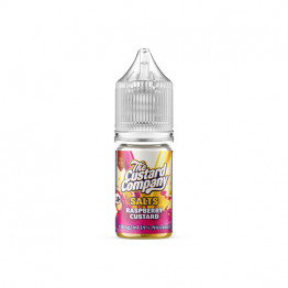 10mg The Custard Company Flavoured Nic Salt 10ml (50VG/50PG) - Flavour: Raspberry Custard